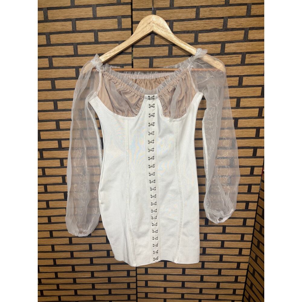 Princess Polly White Corset Style‎ Dress Size 6